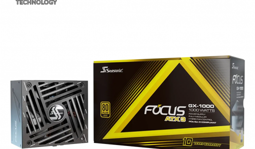Seasonic Focus GX-1000w V4 ATX3 80+ Gold Power Supply - Black